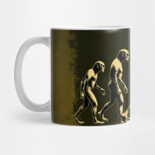 Evolution of Man Mug